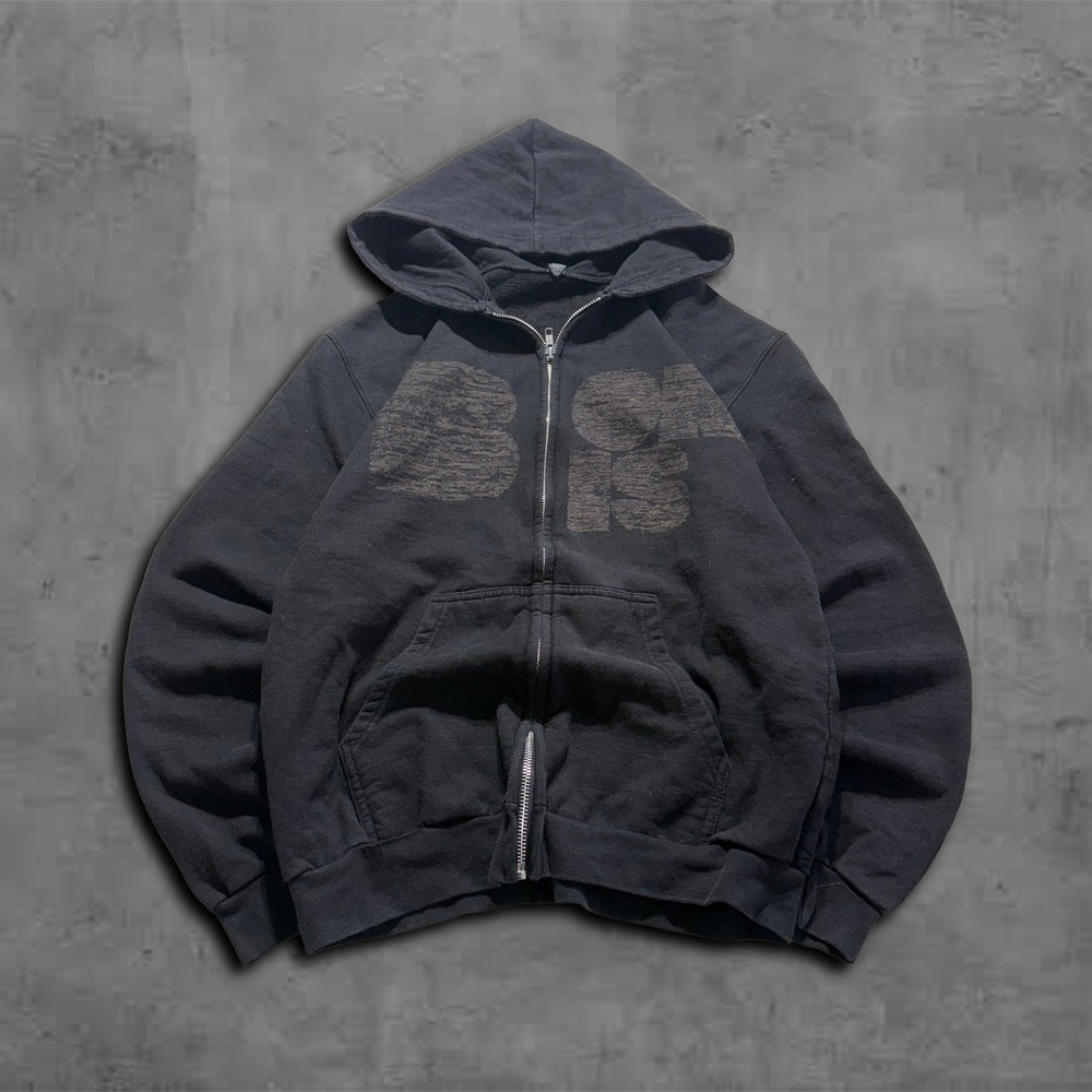 Y2K Oversized Boris Streetwear Zip Up Hoodie‎